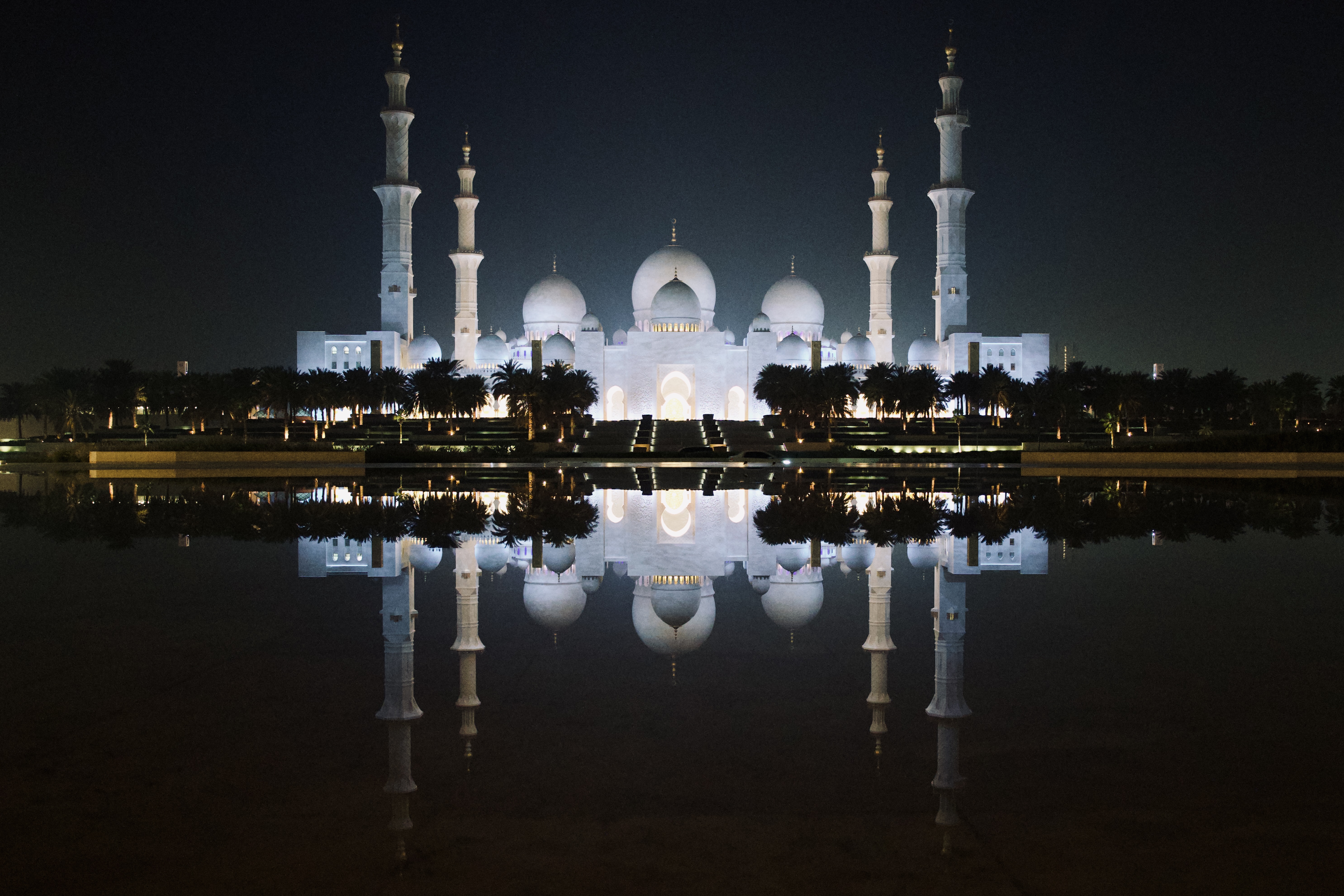 UAE Mosque Night